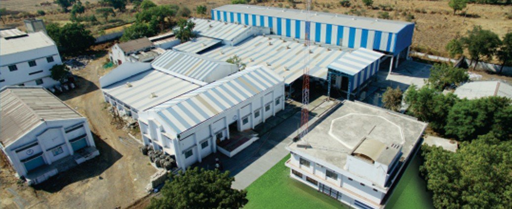 Aerial view of Associated Dairyfab manufacturing facility in Jalgaon