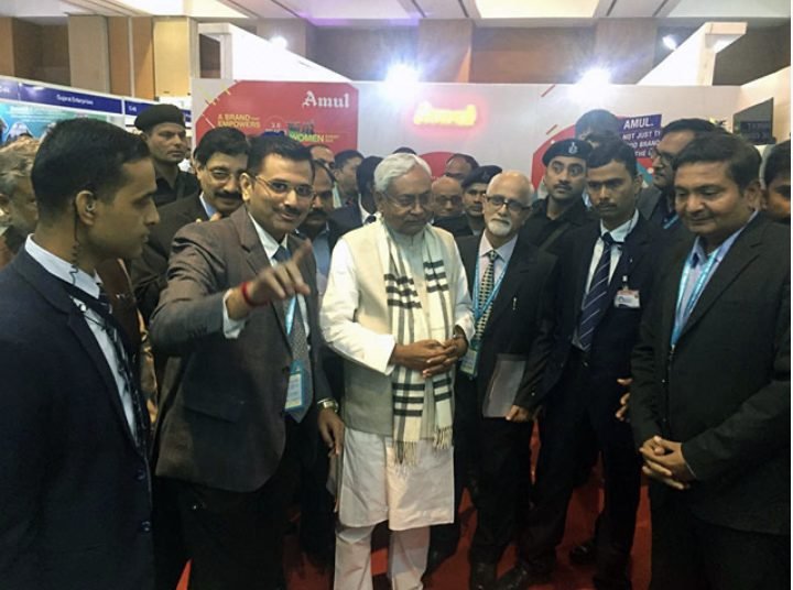 Dignitary visit to ADFPL booth
