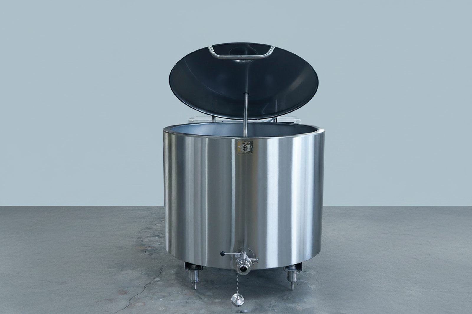 Open Type Bulk Milk Cooler 100L to 2000L - AISI 304 Stainless Steel
