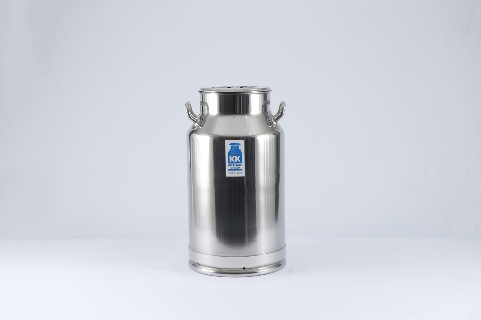 40 L Stainless Steel Milk Can — Push-Pull Lid