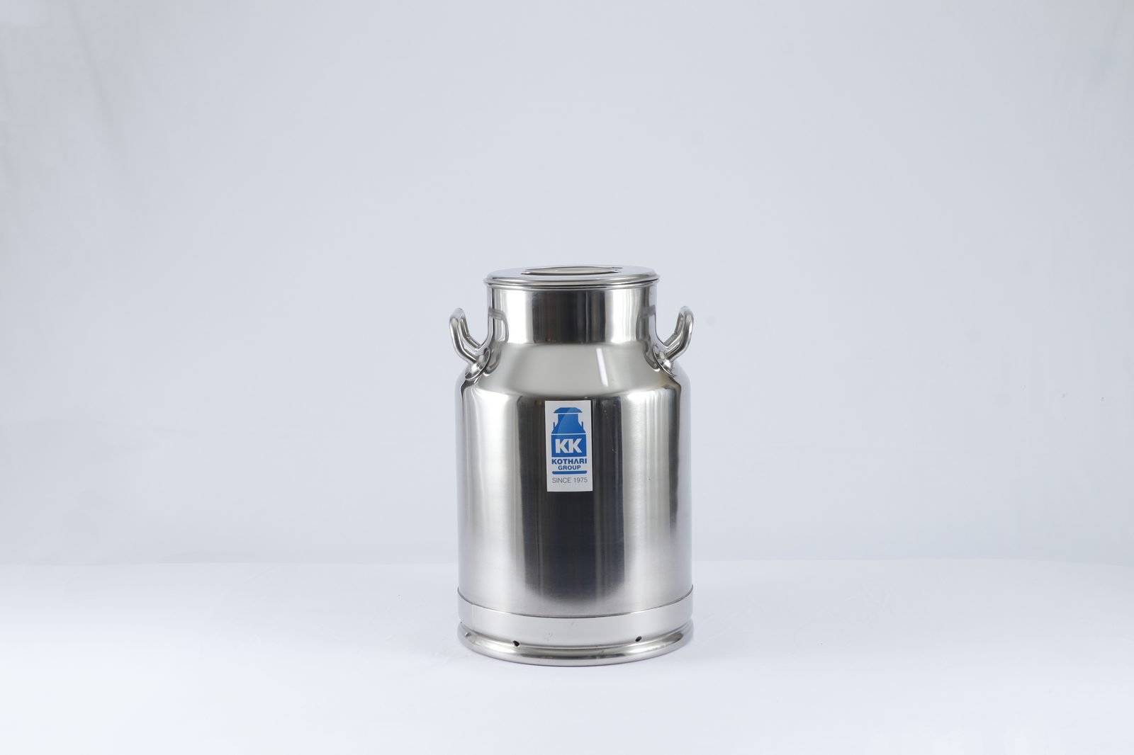 20 L Stainless Steel Milk Can — Push-Pull Lid