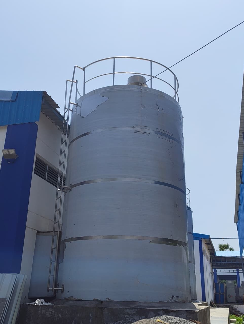 Milk Storage Silo 10000L to 80000L for Large Dairy Plants